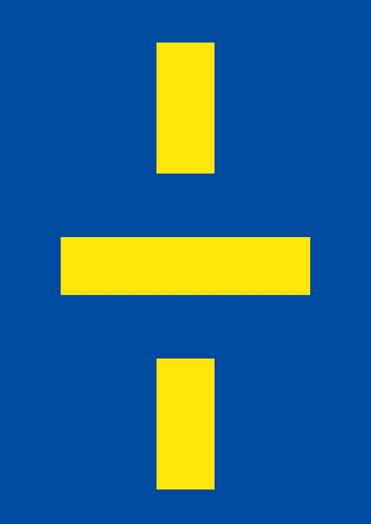 Neutral Section Railway Sign Template