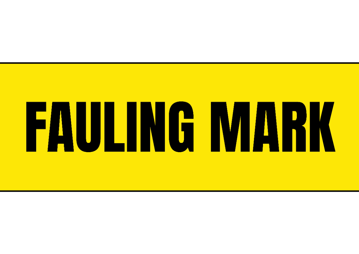 Free Fouling Mark Railway Sign Template to Edit Online
