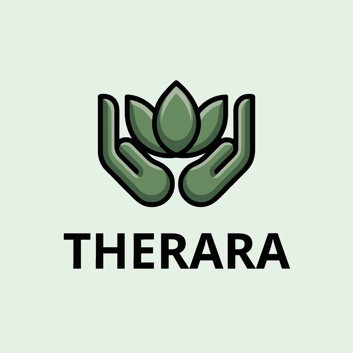 Free Yoga Therapy Logo Template to Edit Online