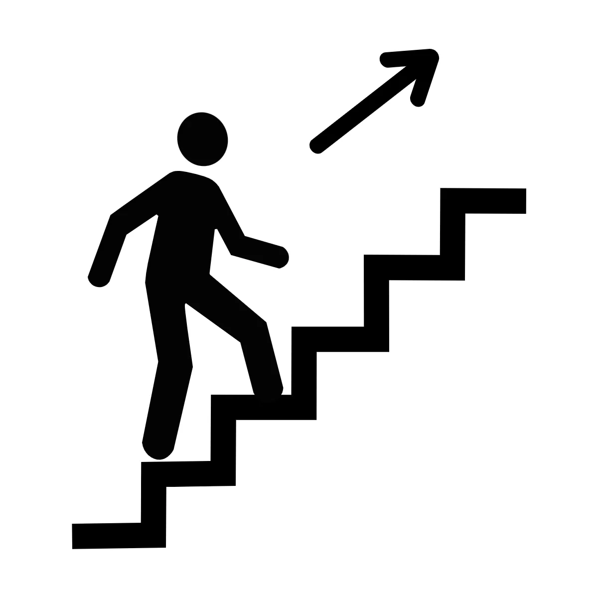 Free Staircase Public Building Sign Template to Edit Online