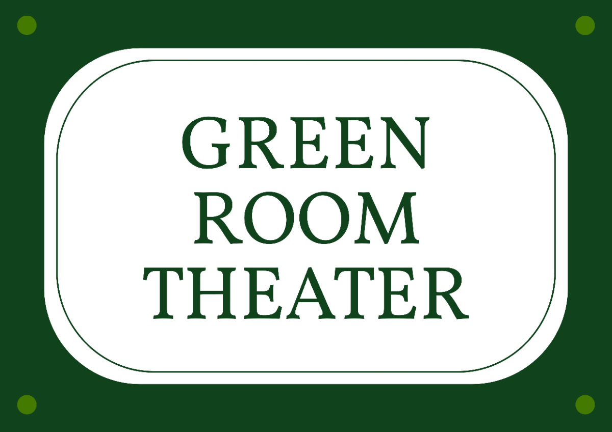 Green Room Theater Entertainment Sign Template