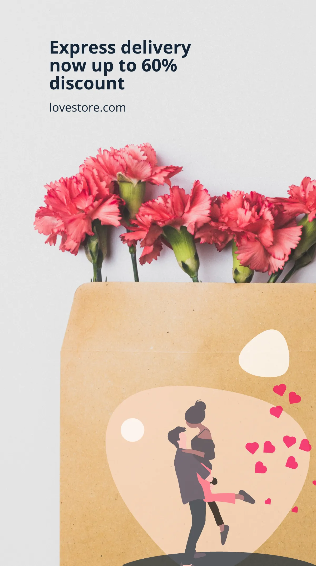 Free Valentine's Day Sale Instagram Story Template to Edit Online
