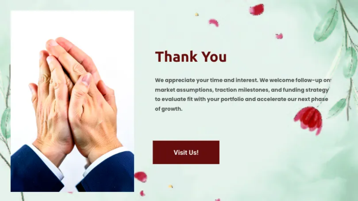 Free Dating App Pitch Deck Template to Edit Online