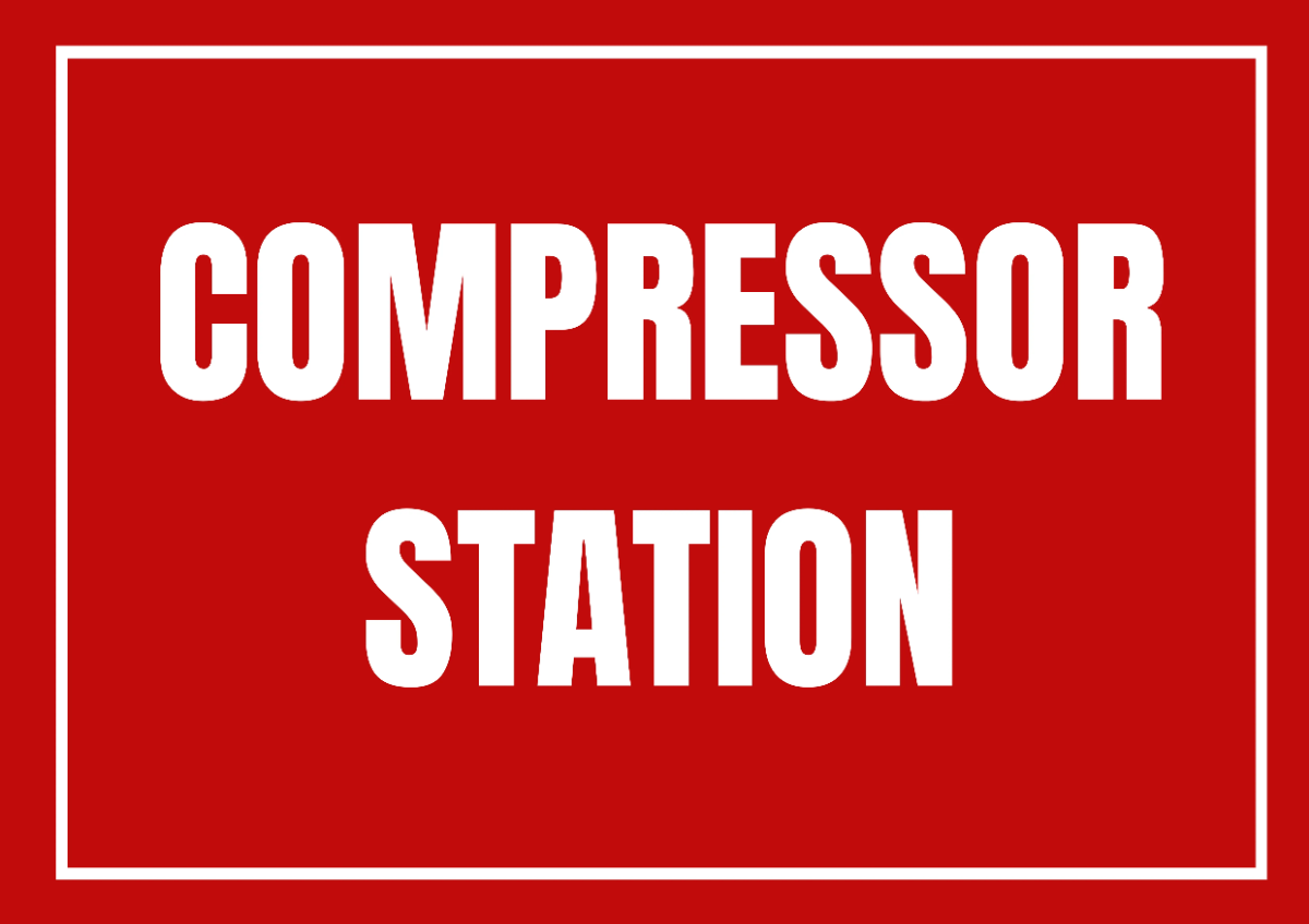 Compressor Station Petroleum Sign Template to Download