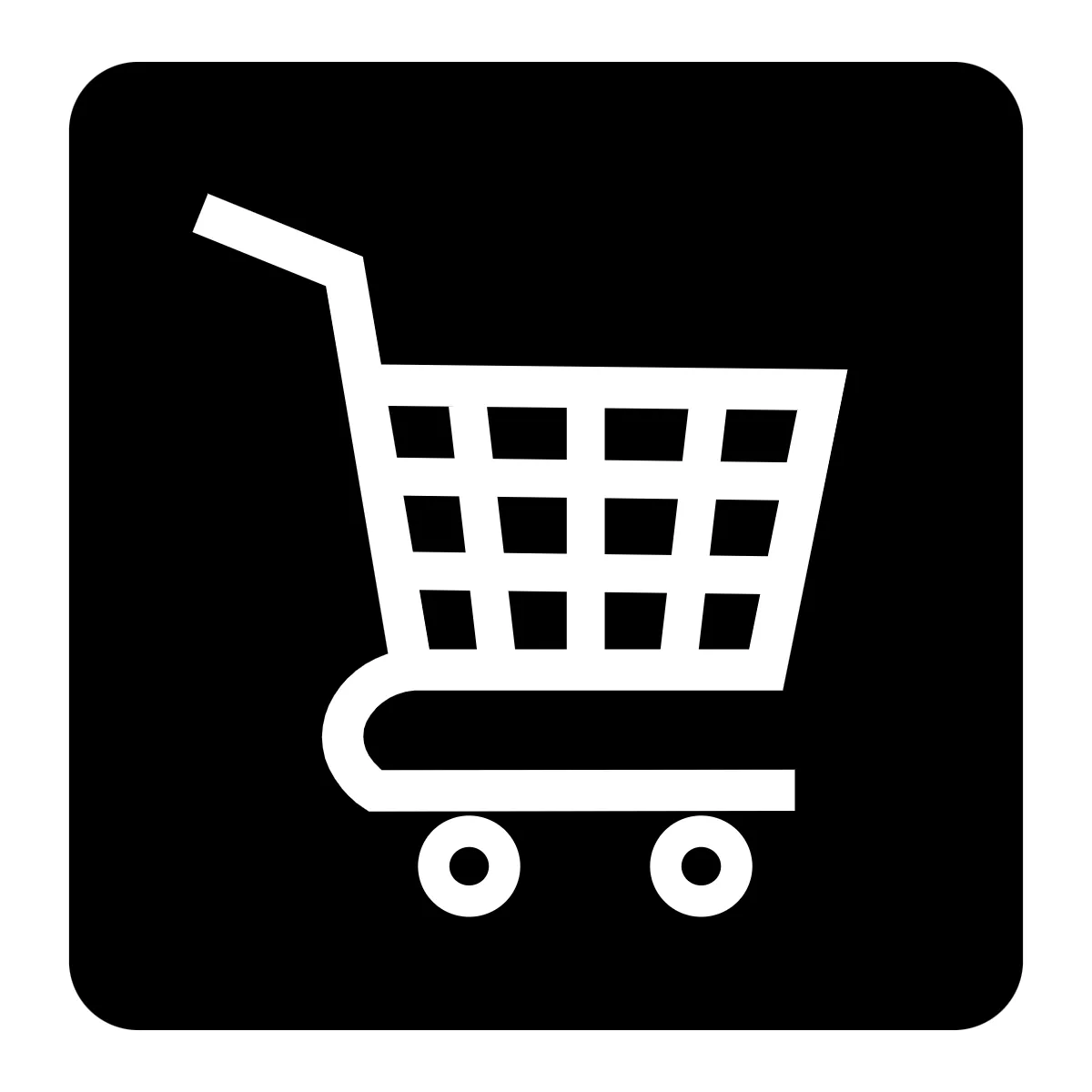 Free Shopping Trolley Public Building Sign Template to Edit Online