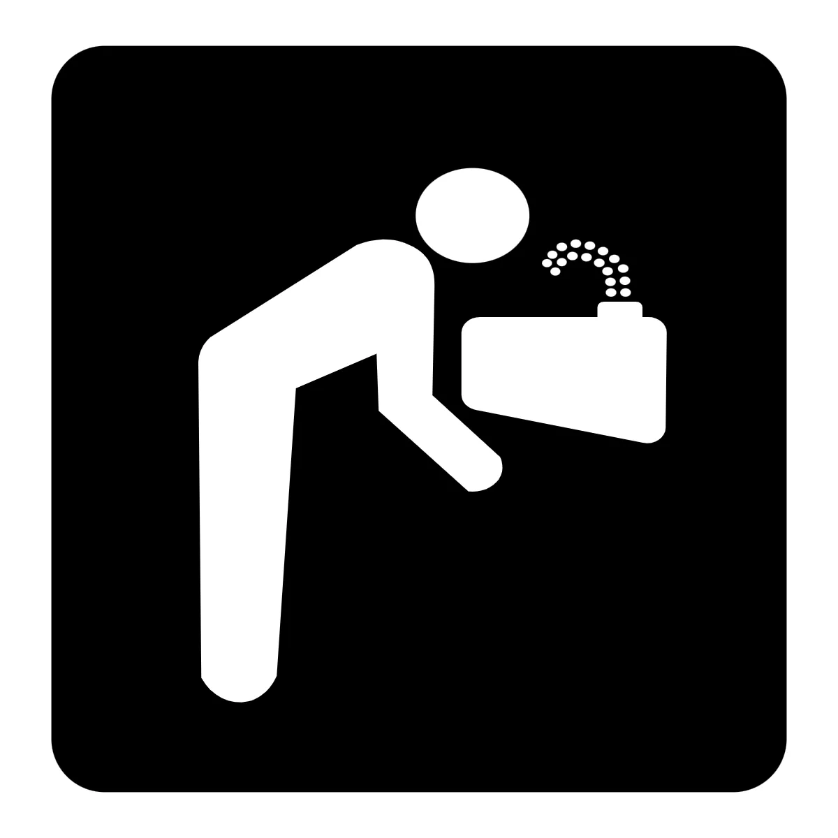 Free Drinking Water Fountain Public Building Sign Template to Edit Online