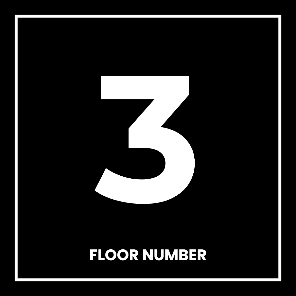 Free Floor Public Building Sign Template to Edit Online