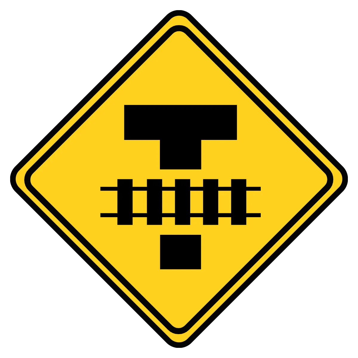 Free Storage Space Crossing Railway Sign Template to Edit Online