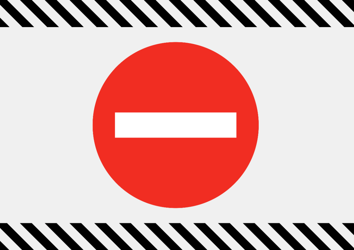 Free Buffer Stop Railway Sign Template to Edit Online