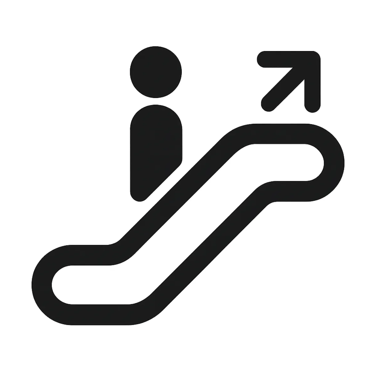 Free Up Escalator Public Building Sign Template to Edit Online
