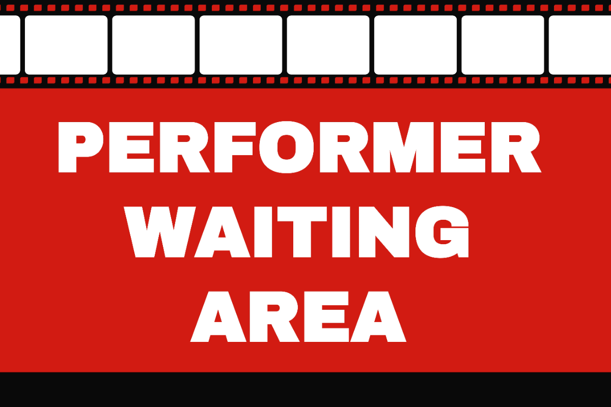 Free Performer Waiting Area Entertainment Sign Template to Edit Online