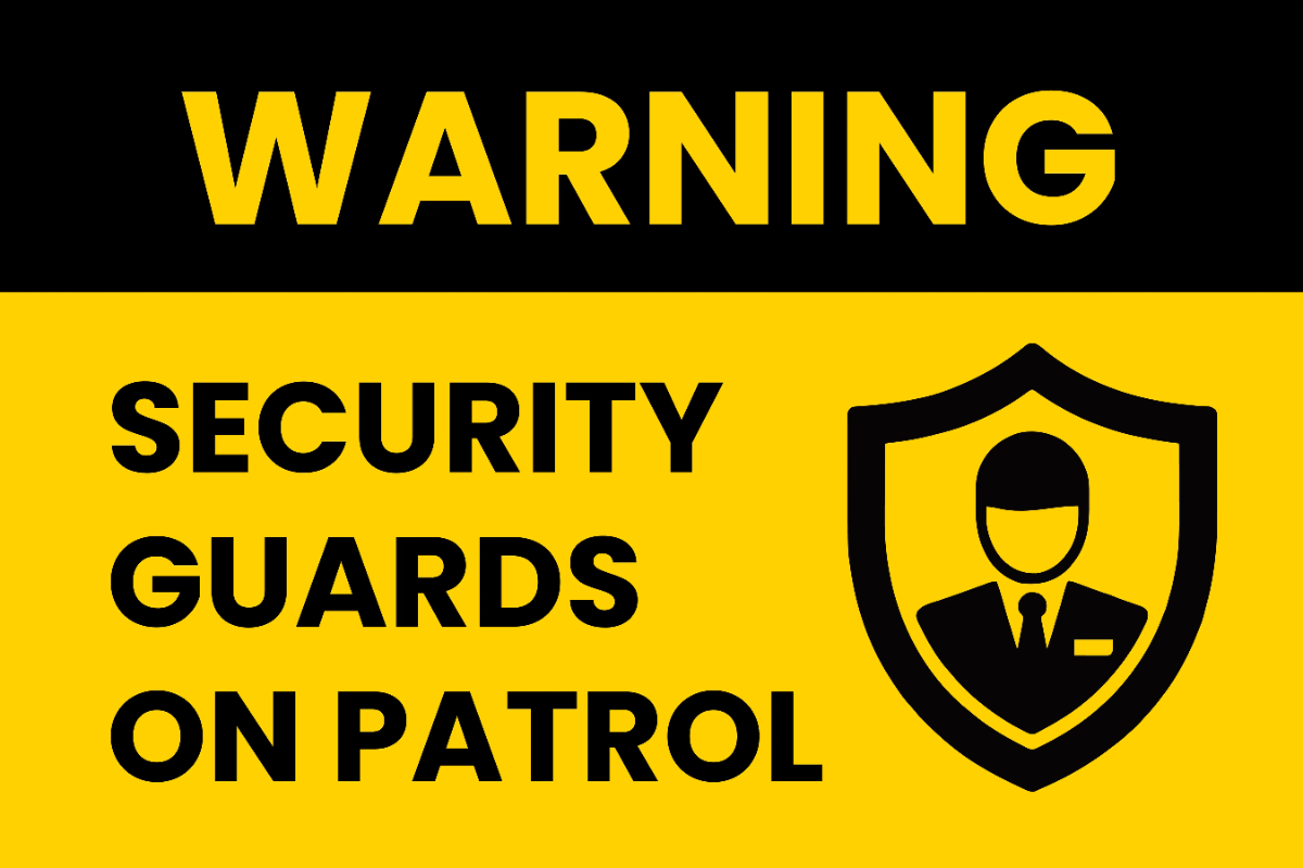 Free Guard Post Security Forces Sign Template