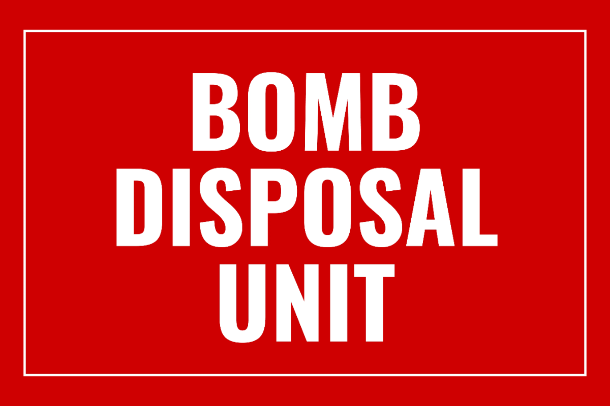 Free Bomb Disposal Unit Security Forces Sign Template to Edit Online