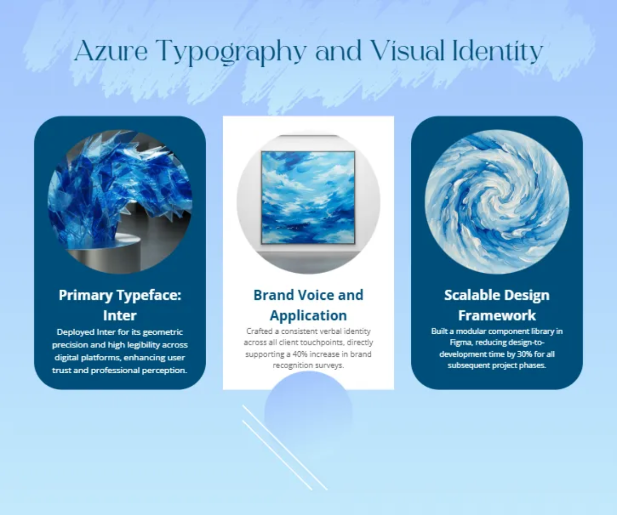 Free Blue Aesthetic Portfolio Template to Edit Online