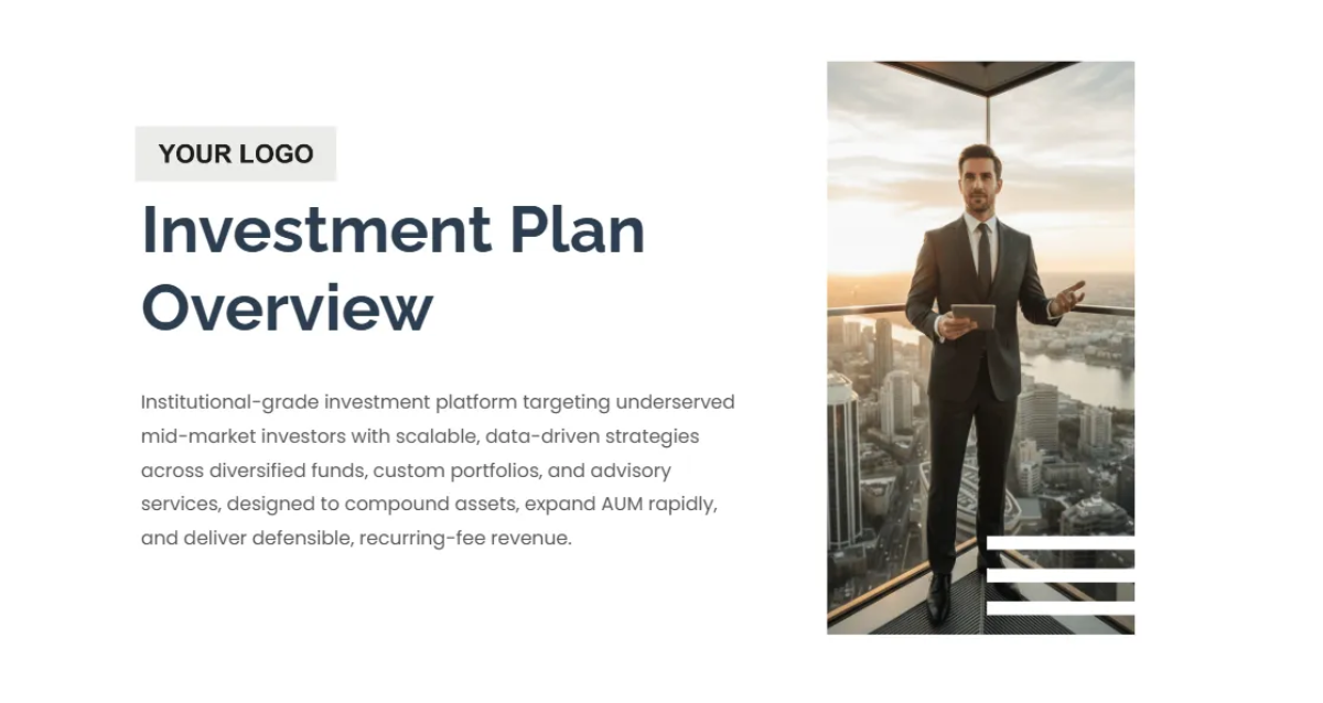 Free Investment Business Plan to Edit Online Free Investment Business Plan to Edit Online