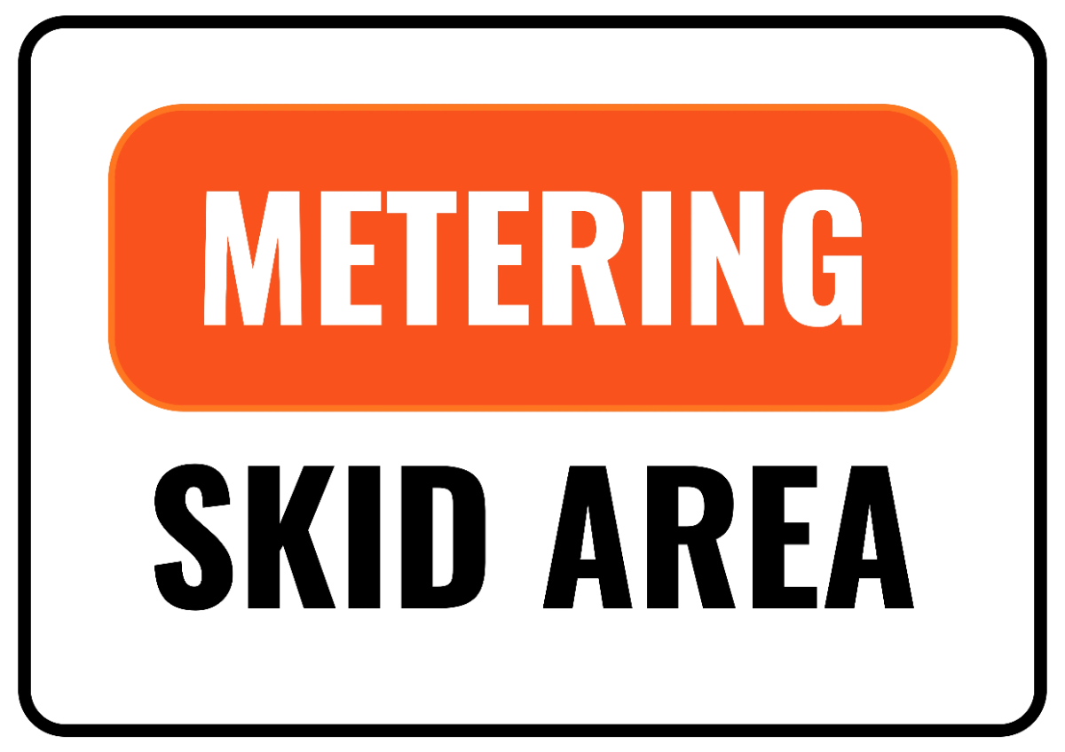 Free Metering Skid Area Petroleum Sign Template to Edit Online