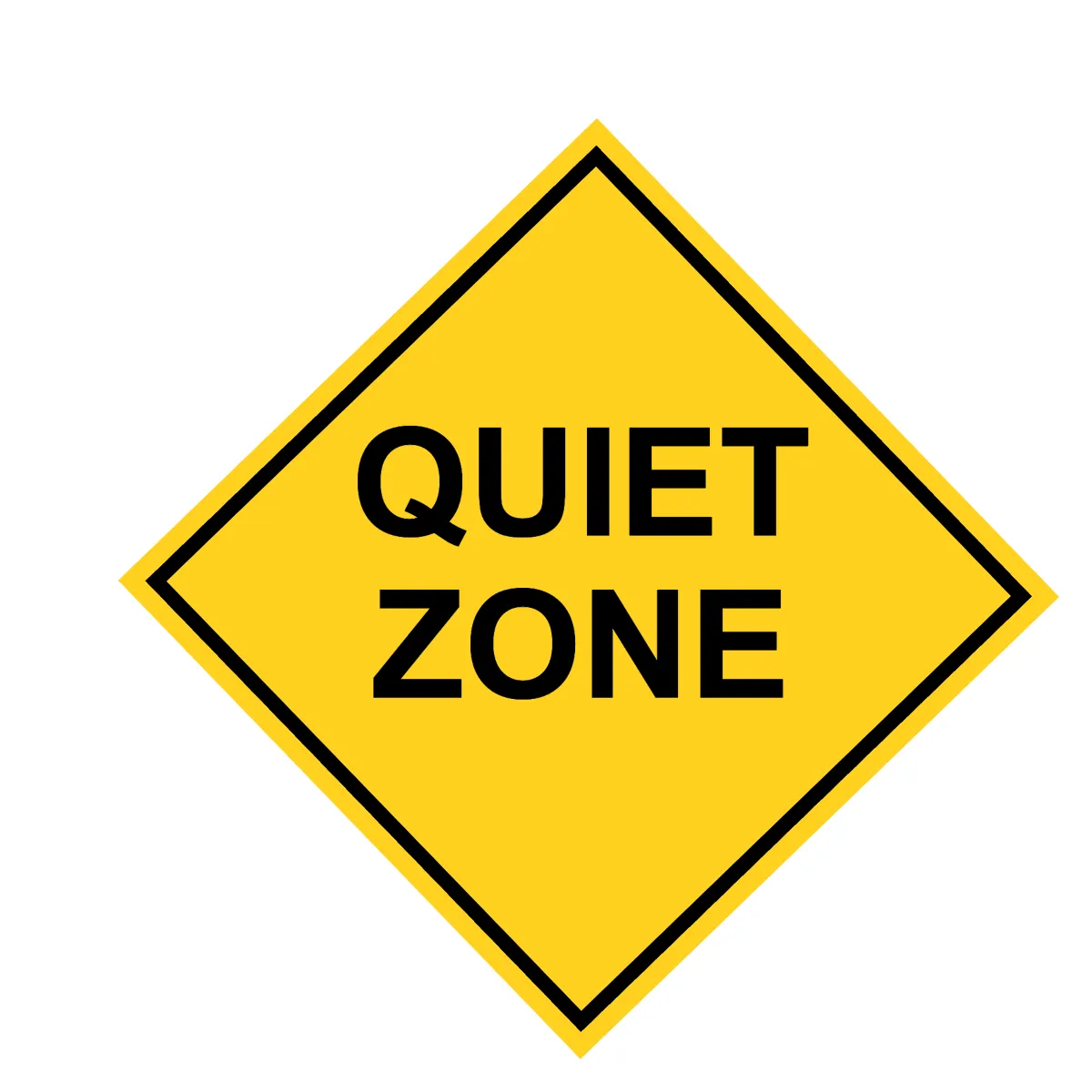 Free Quiet Zone Railway Sign Template to Edit Online