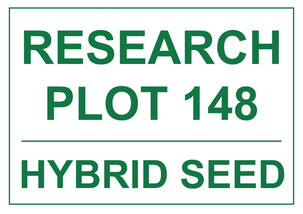 Research Plot Agriculture Sign Template
