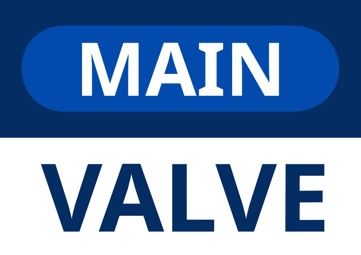 Main Valve Water Utility Sign Template