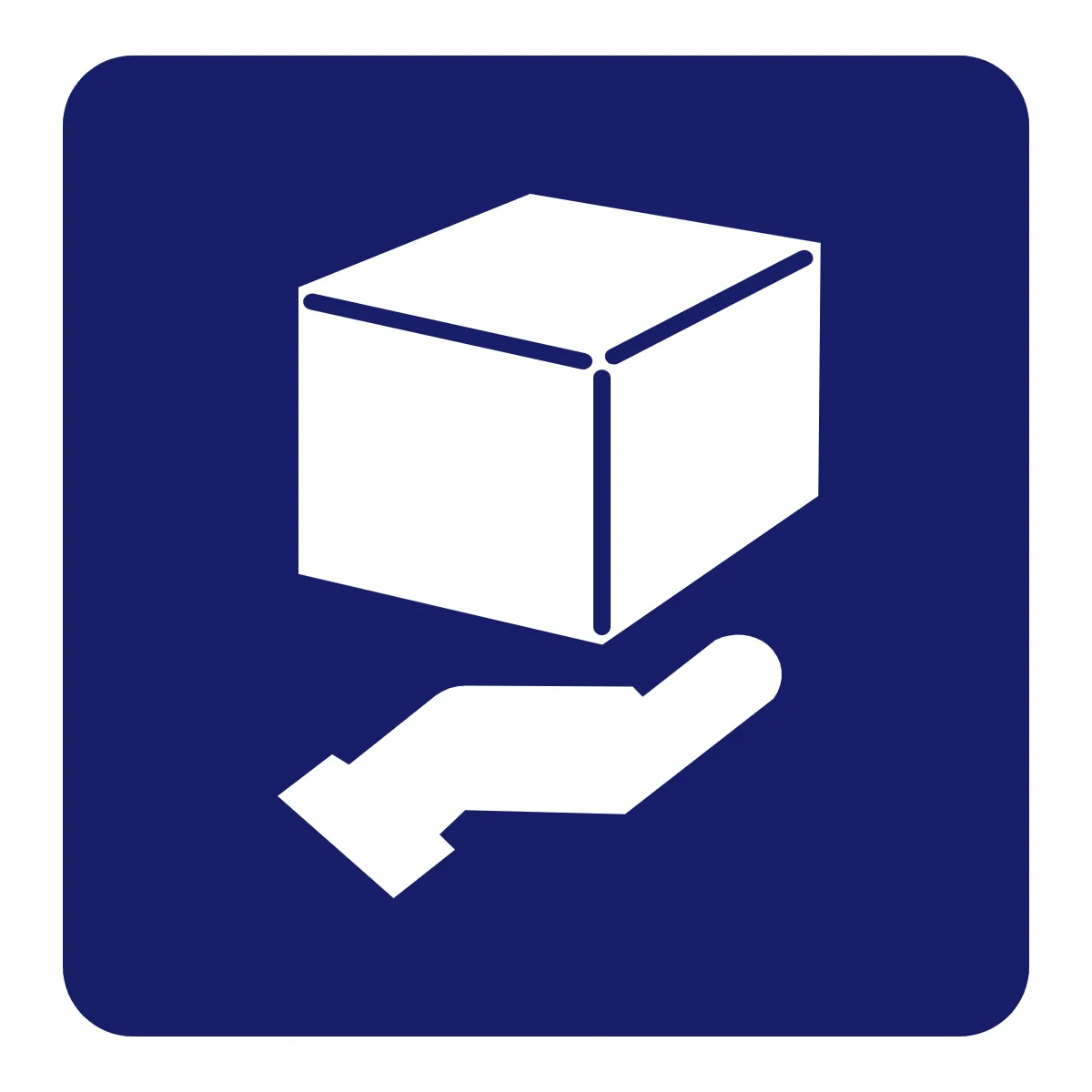 Parcel Pick-Up Point Public Building Sign Template