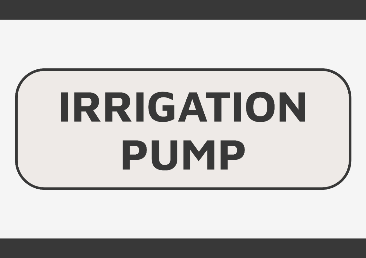 Irrigation Pump Agriculture Sign Template