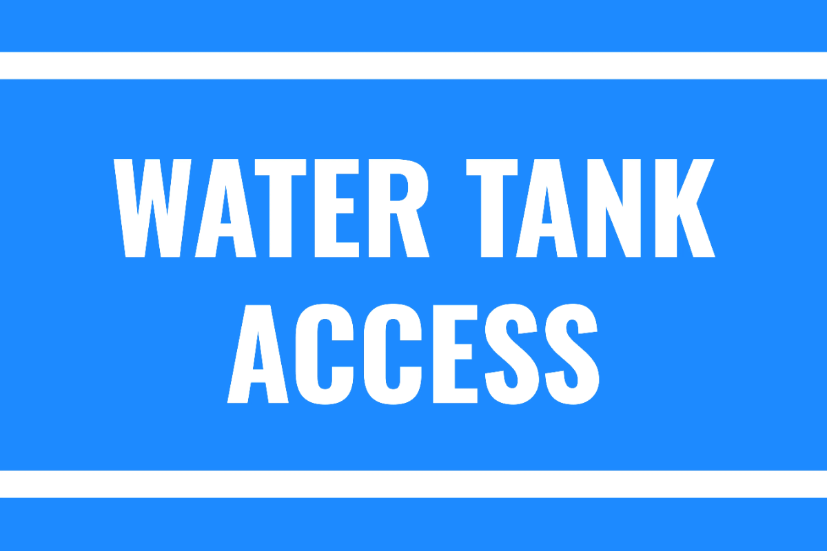 Free Water Tank Access Sign Template to Edit Online