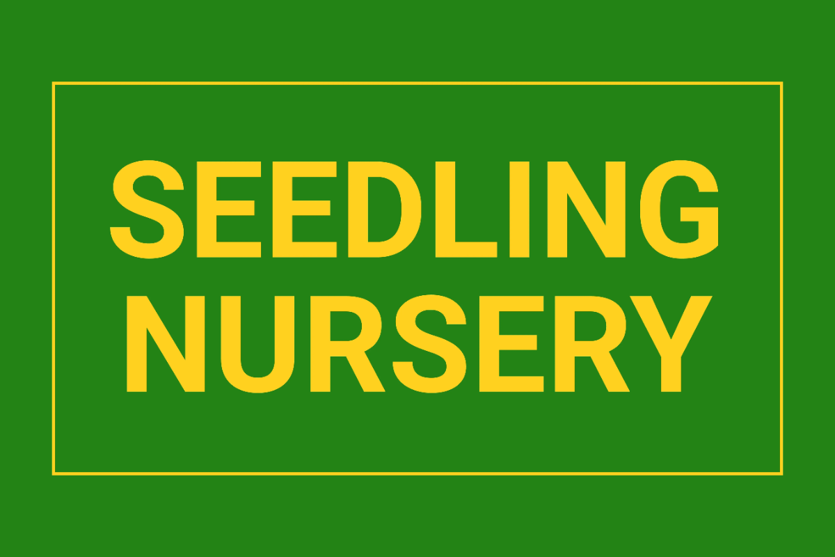 Seedling Nursery Agriculture Sign Template