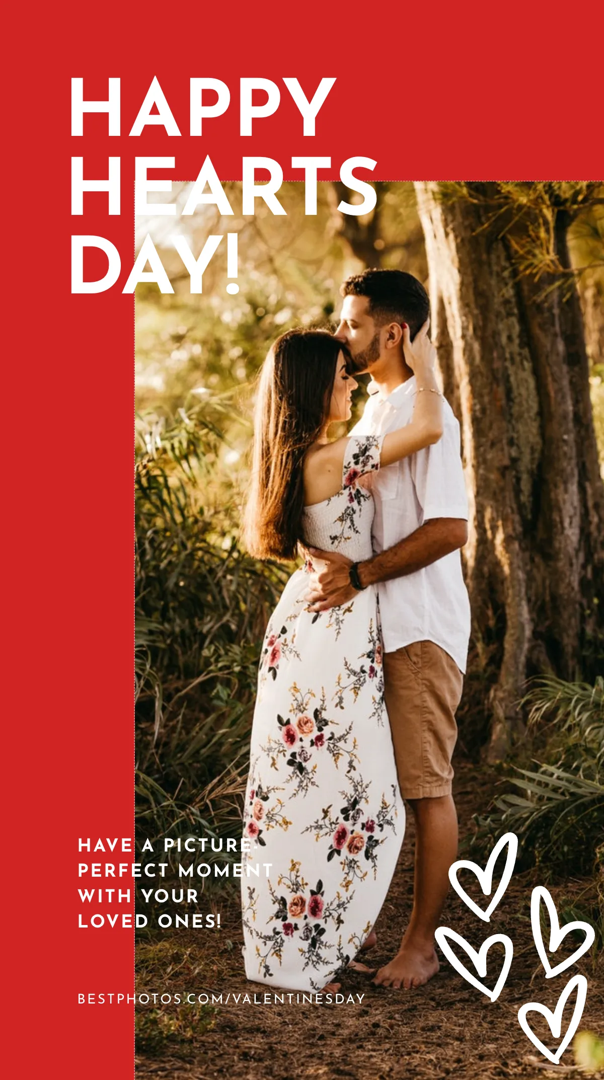 Free Photo Valentine's Day Instagram Story Template to Edit Online