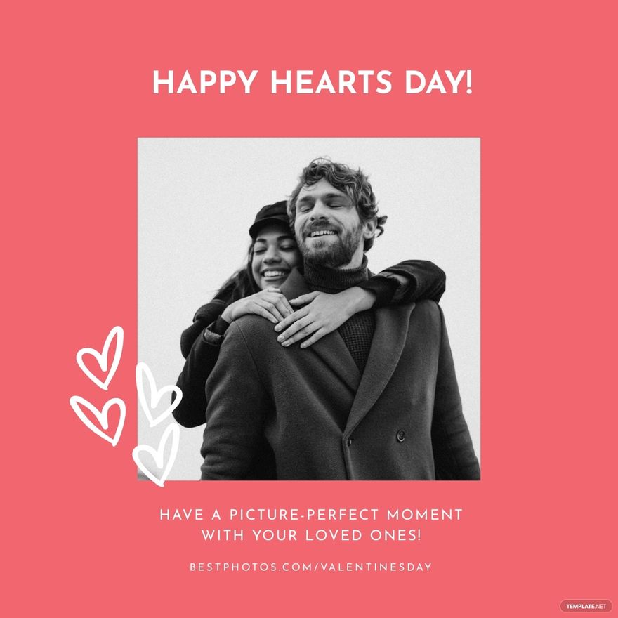 Free Photo Valentine's Day Linkedin Post Template