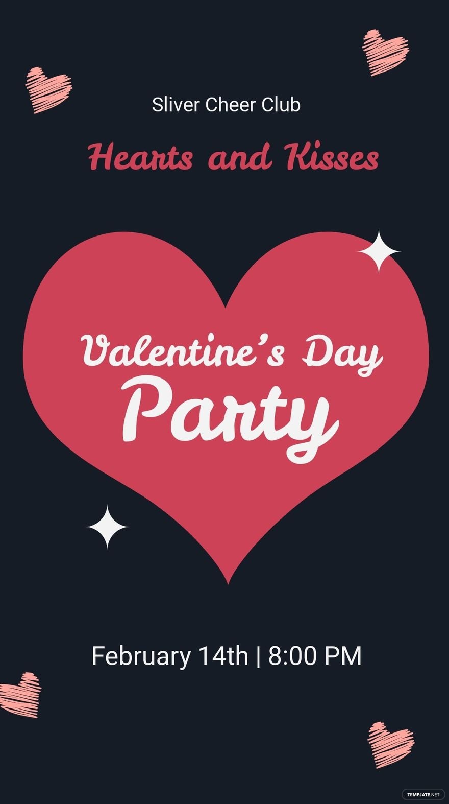 Valentine's Day Party Whatsapp Post Template.jpe