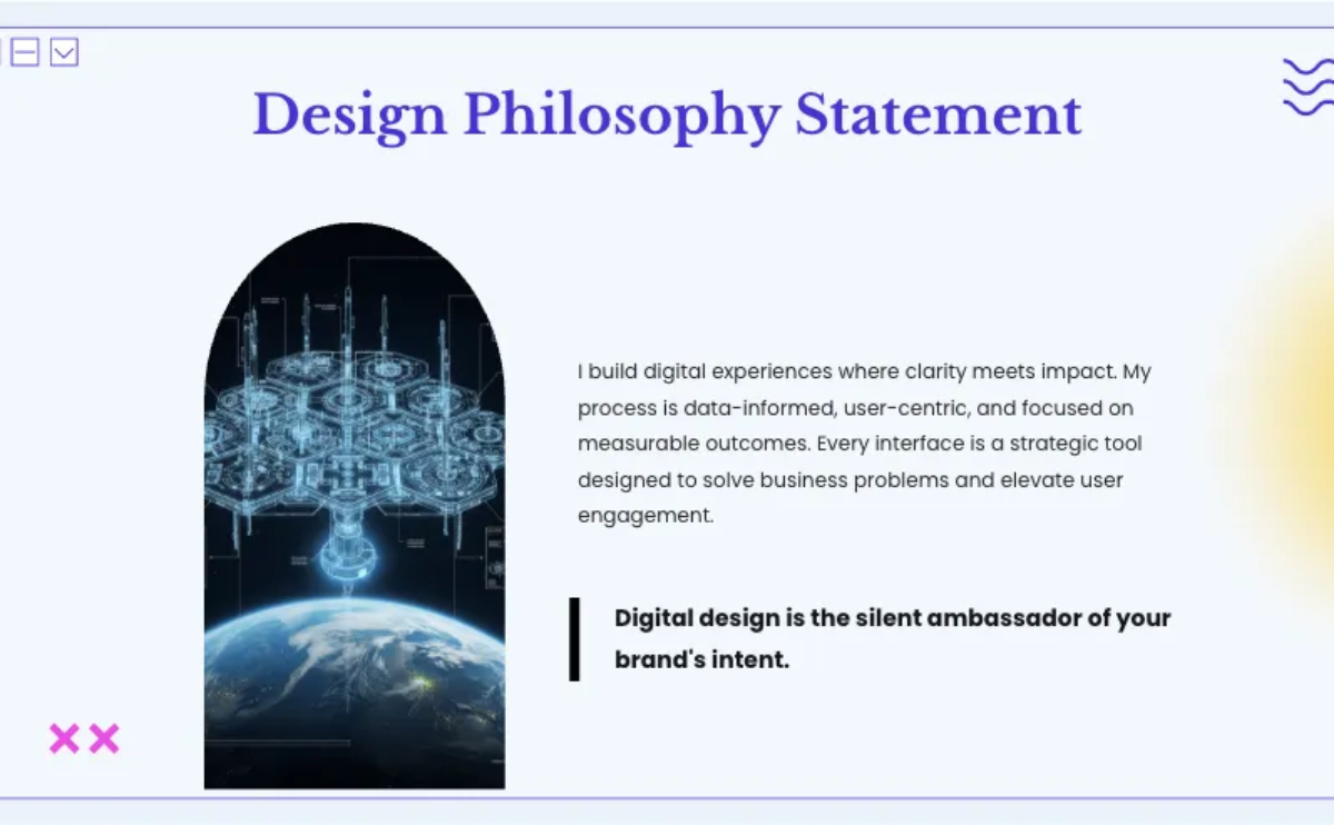 Free Web Designer Portfolio Template to Edit Online