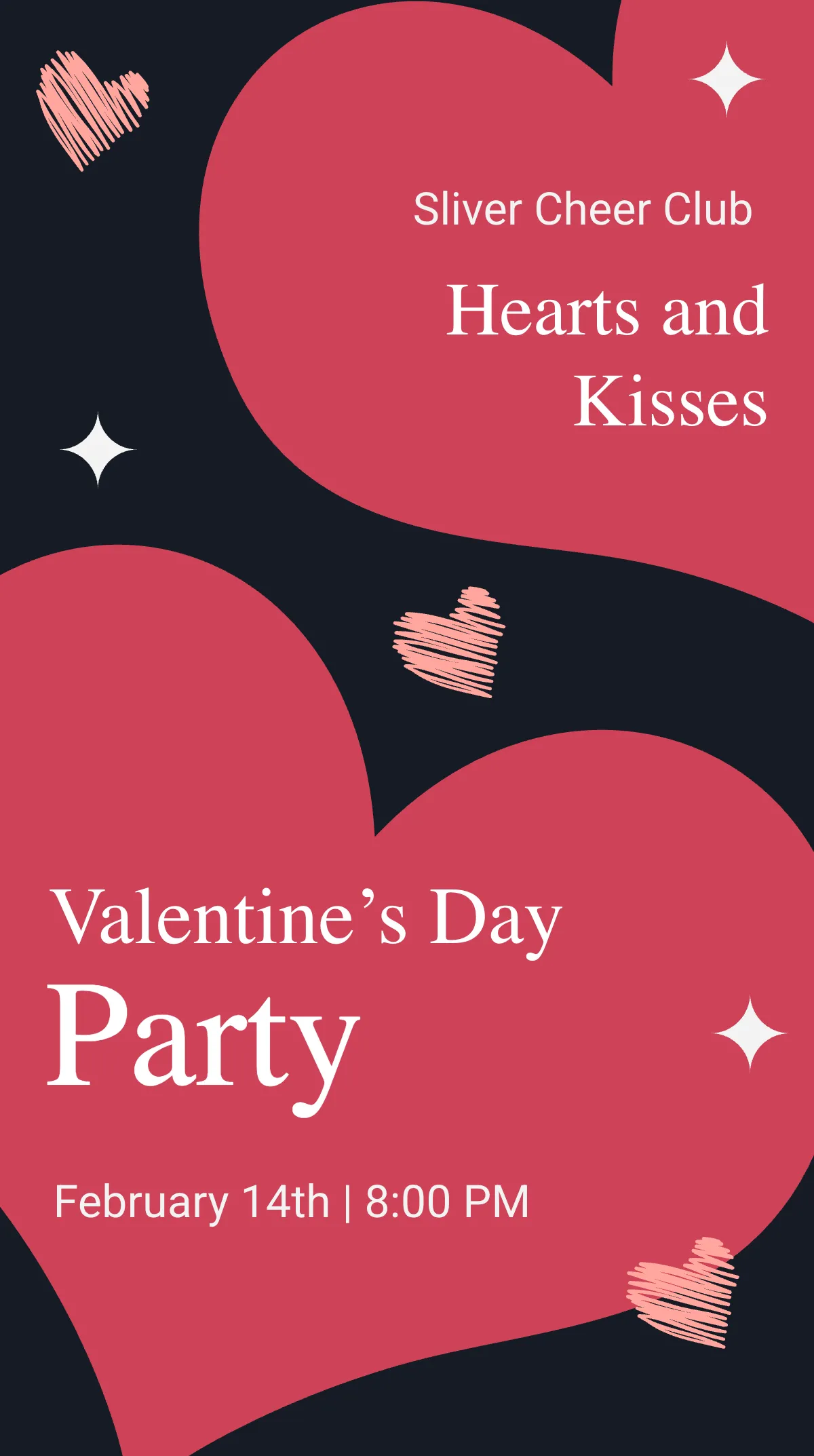 Free Valentine's Day Party Instagram Story Template to Edit Online