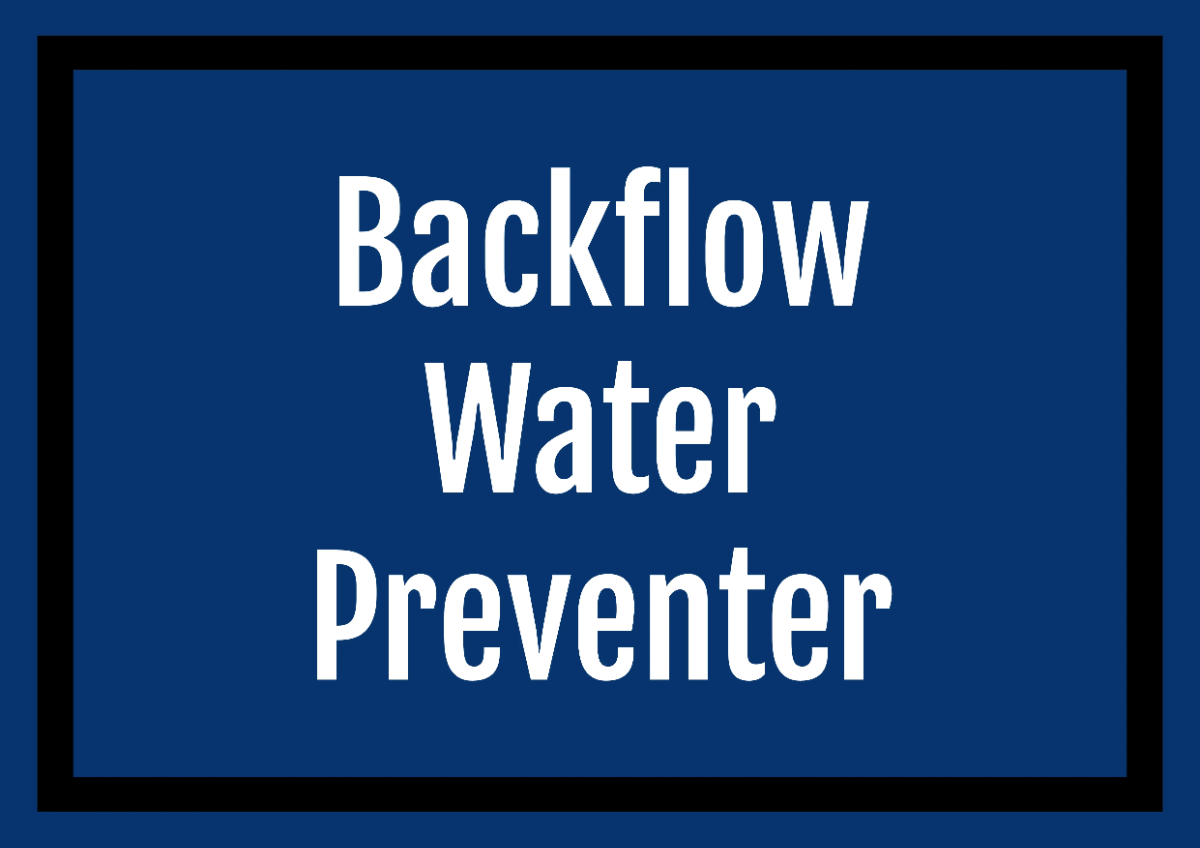 Free Backflow Preventer Water Utility Sign Template to Edit Online