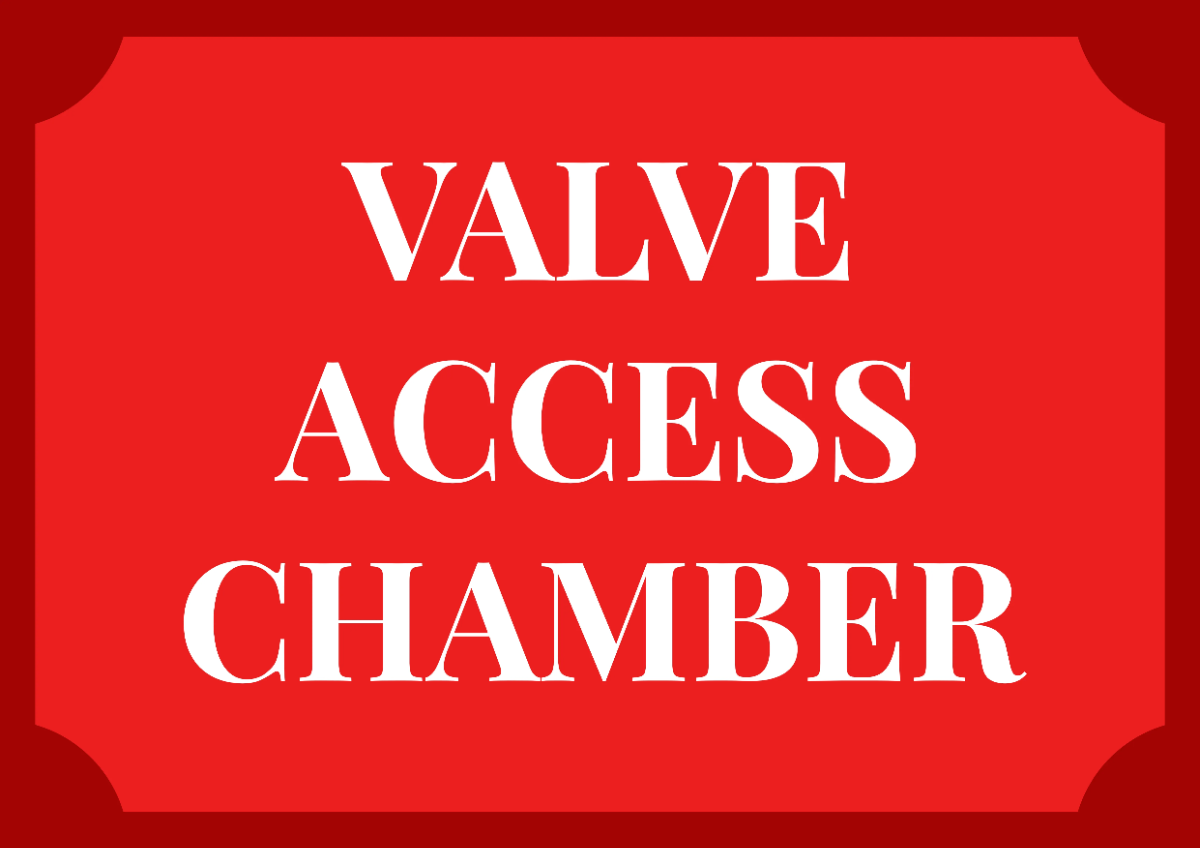 Free Valve Access Chamber Water Utility Sign Template to Edit Online