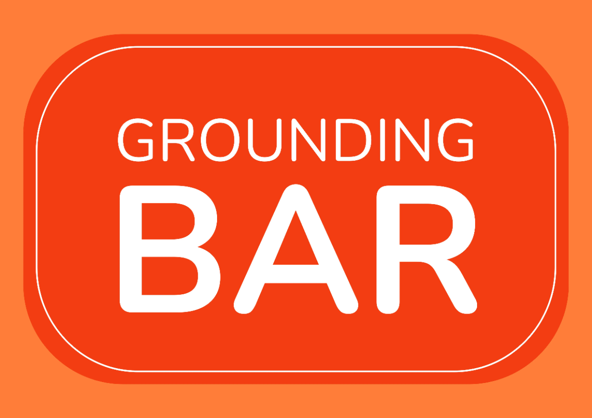Grounding Bar Telecom Sign Template