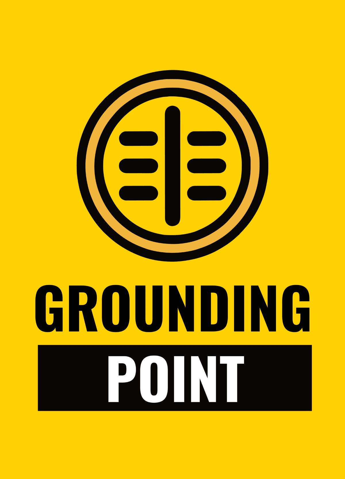 Free Telecommunication Grounding Point Sign Template to Edit Online
