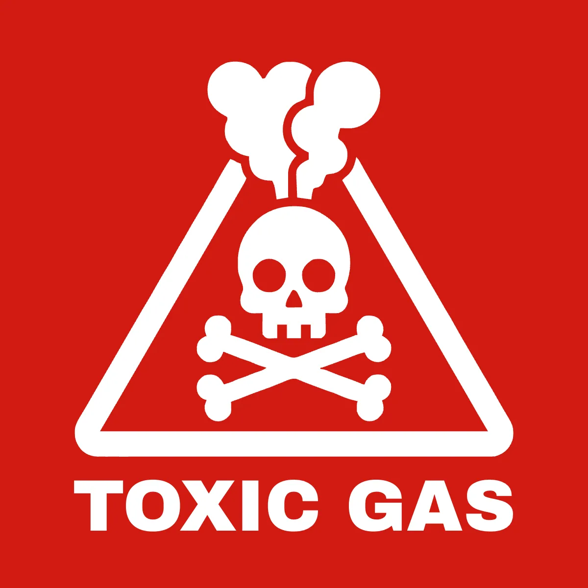 Free Toxic Gas Hazard Petroleum Sign Template to Edit Online