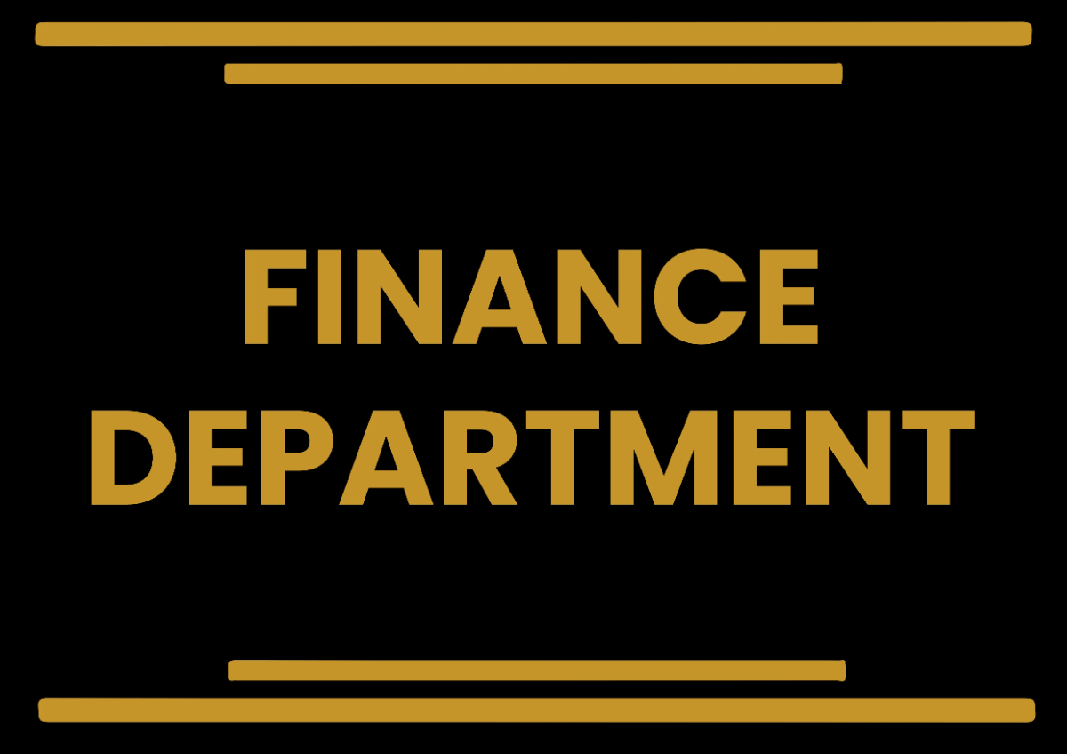 Finance Department Sign Template