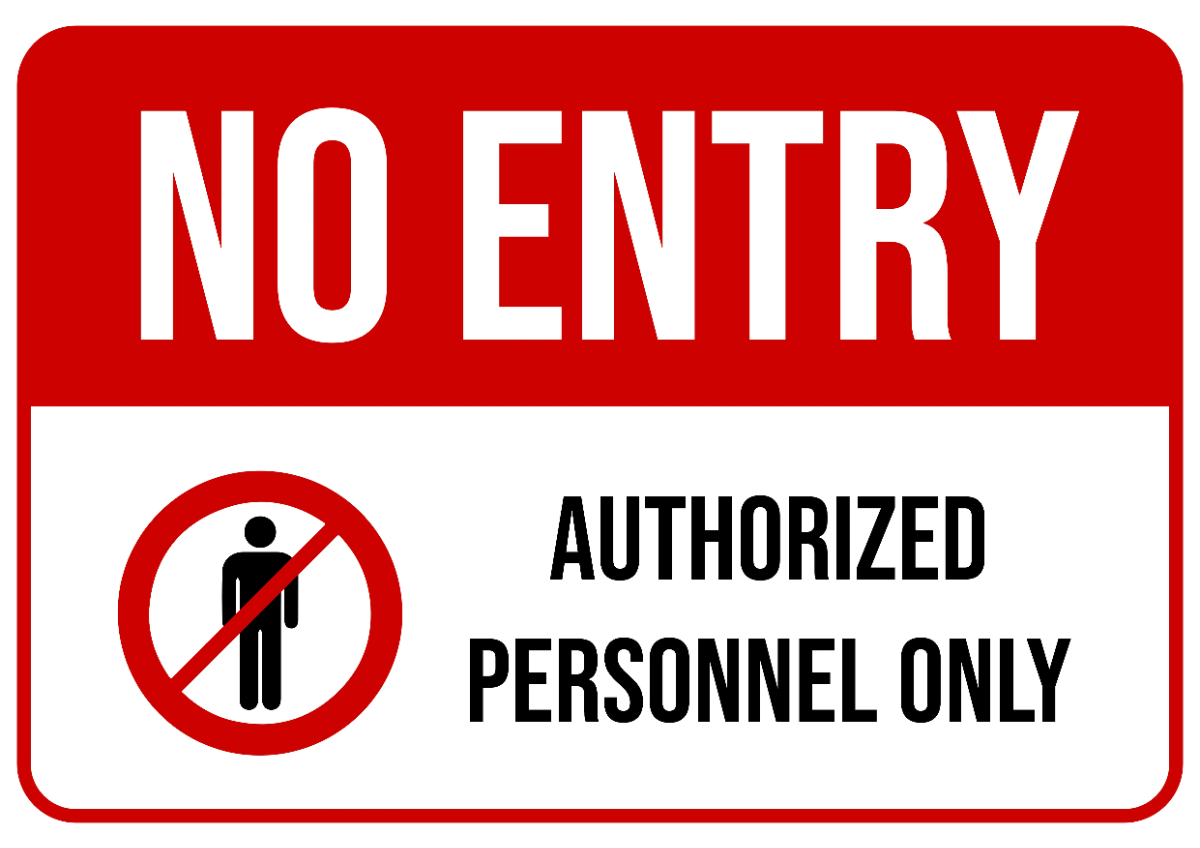 Free Authorized Personnel Only Food Processing Sign Template to Edit Online