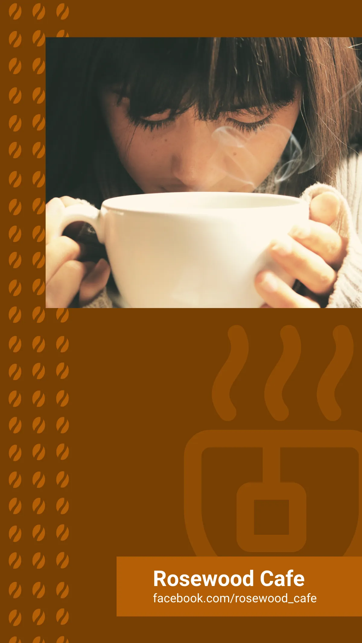 Free Cafe Facebook Story Template to Edit Online