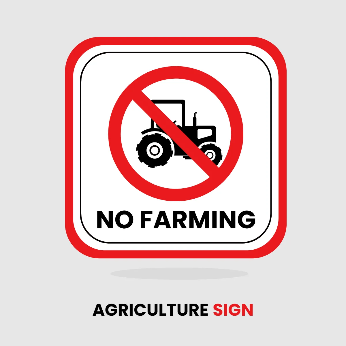 Free Agriculture No Farming Sign Clip Art Template to Edit Online Free Agriculture No Farming Sign Clip Art Template to Edit Online