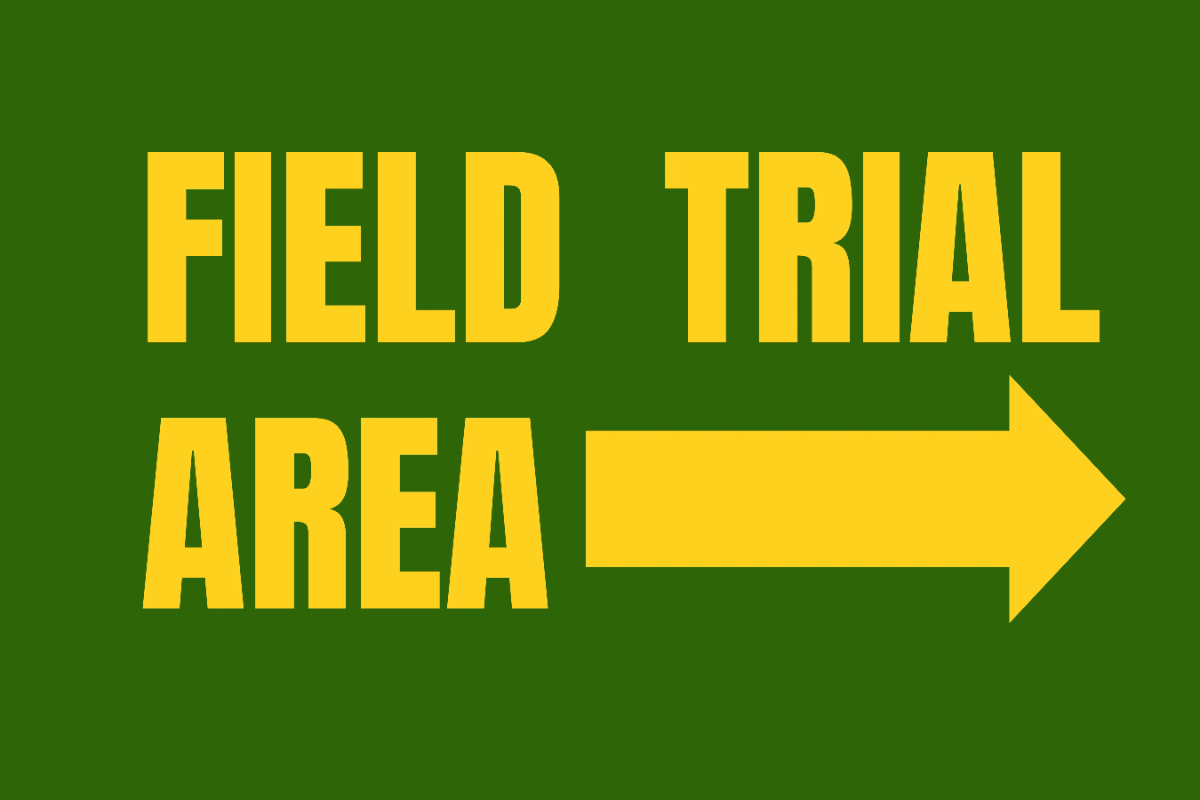 Free Field Trial Area Agriculture Sign Template to Edit Online