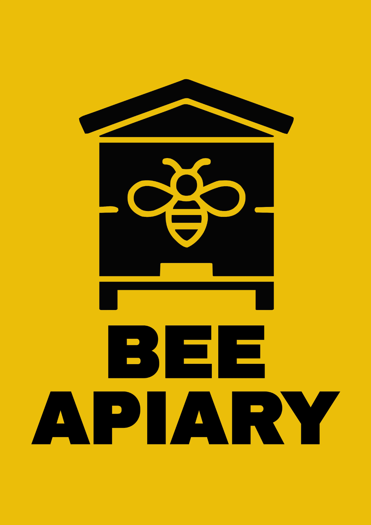 Free Bee Apiary Agriculture Sign Template to Edit Online