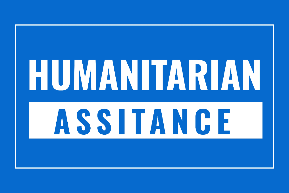 Free Humanitarian Assistance Sign Template to Edit Online