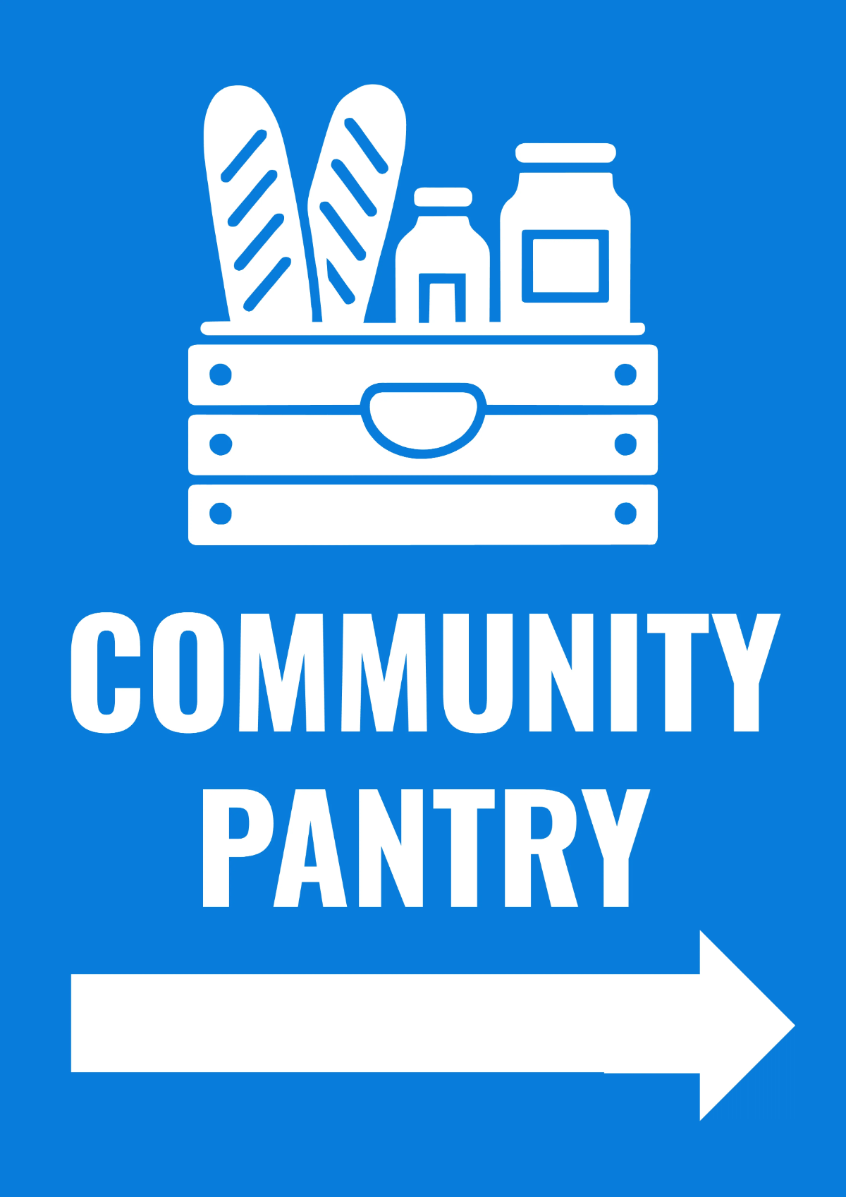 Free Community Pantry Sign Template to Edit Online