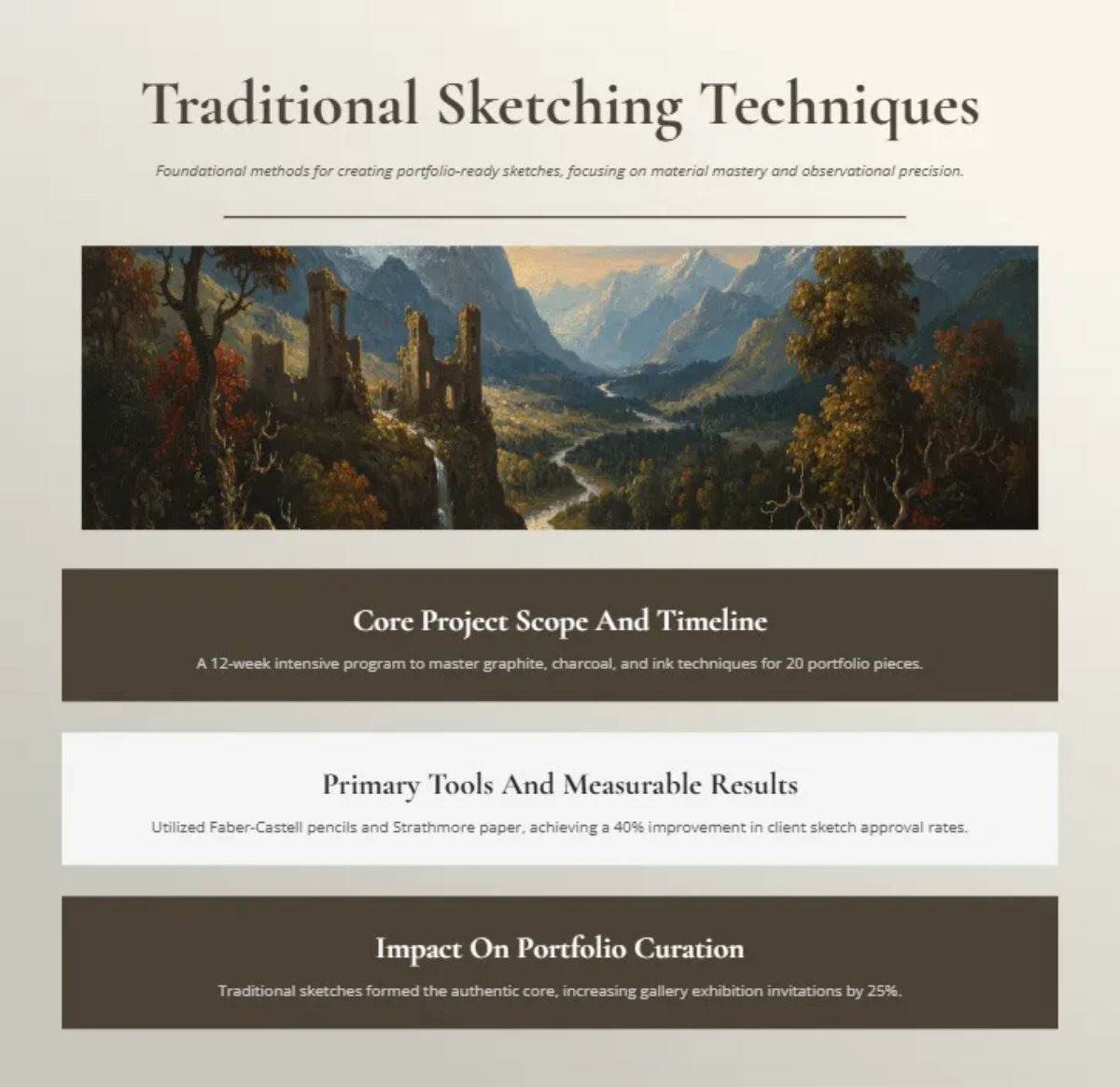 Free Artwork Portfolio Template to Edit Online