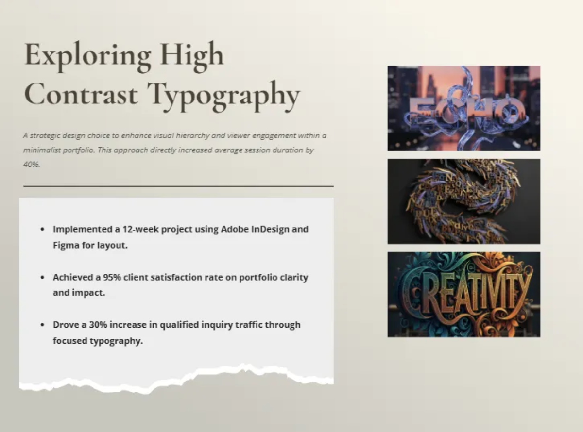 Free Artwork Portfolio Template to Edit Online