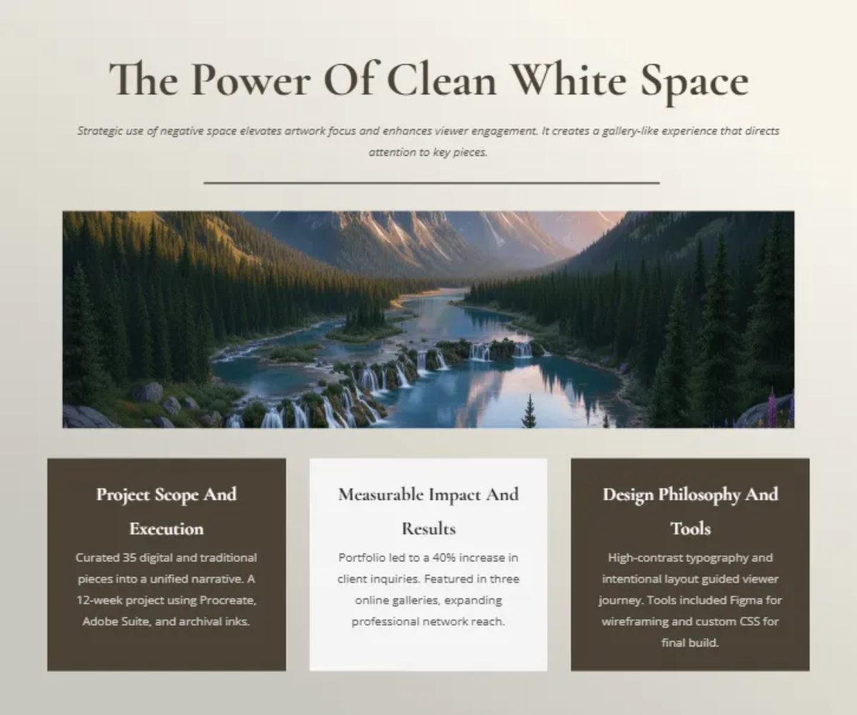 Free Artwork Portfolio Template to Edit Online