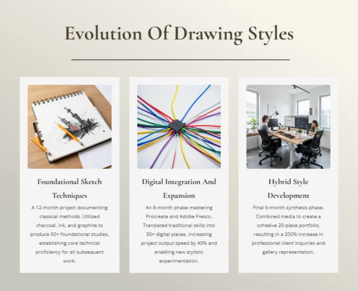 Free Artwork Portfolio Template to Edit Online