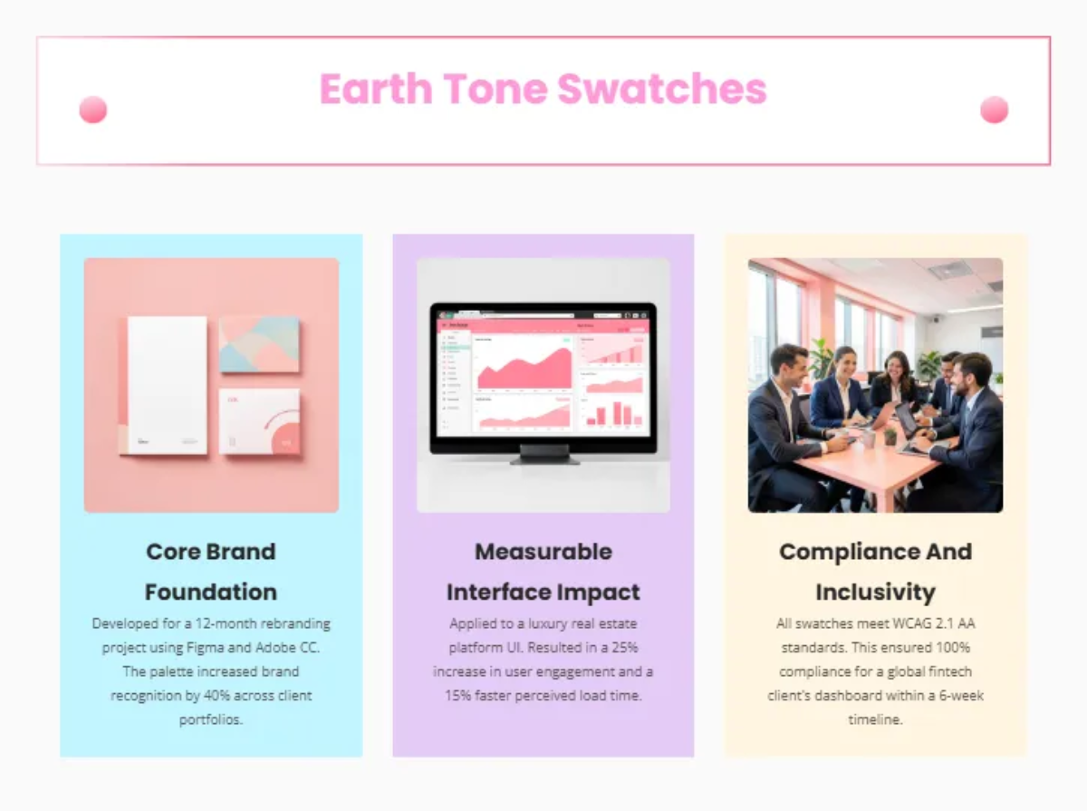 Free Soft Colors UI Design for Agencies Template to Edit Online